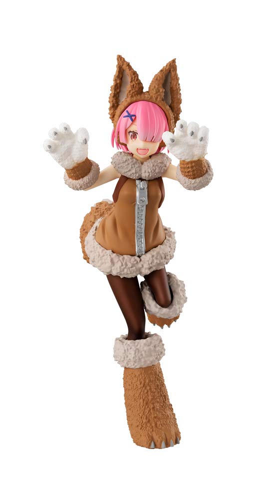 Flue Japan Re:Zero Ramu Wolf & Seven Kid Goats Figure Fairy Tale Series- Japan Figure Store - #1 Bring To You The Best Japanese Goods