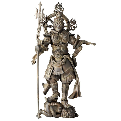 Kaiyodo Revoltech Takeya 005Ex Jikokuten Wood-Tone Action Figure Japan- Japan Figure Store - #1 Bring To You The Best Japanese Goods
