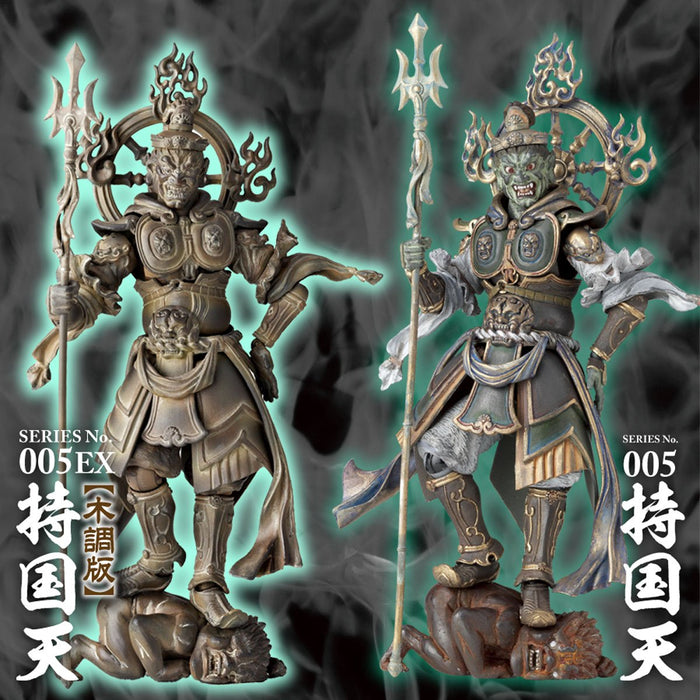 Kaiyodo Revoltech Takeya 005Ex Jikokuten Wood-Tone Action Figure Japan- Japan Figure Store - #1 Bring To You The Best Japanese Goods