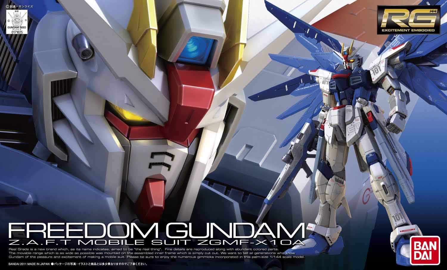 BANDAI Rg 05 Freedom Gundam Zgmf-X10A 1/144 Scale Kit- Japan Figure Store - #1 Bring To You The Best Japanese Goods