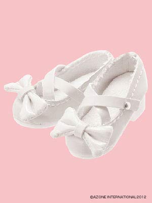Ribbon Cross Strap Shoes White- Japan Figure Store - #1 Bring To You The Best Japanese Goods