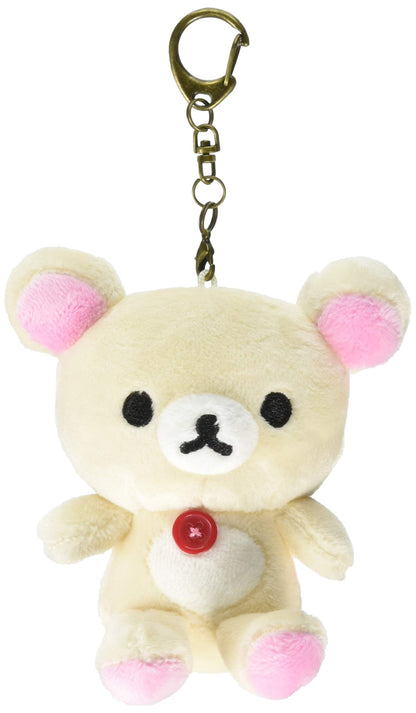 San-X Rilakkuma Always Together Stuffed Toy Keychain Korilakkuma Mx15501- Japan Figure Store - #1 Bring To You The Best Japanese Goods