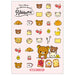 San-X Rilakkuma Vertical B5 Contact Book - Side Dish Bread Edition Mail Delivery- Japan Figure Store - #1 Bring To You The Best Japanese Goods