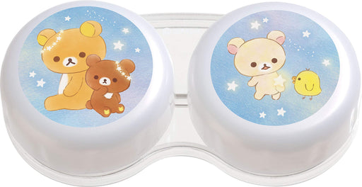 San-X Rilakkuma Starry Night Contact Lens Case - Compact and Durable- Japan Figure Store - #1 Bring To You The Best Japanese Goods