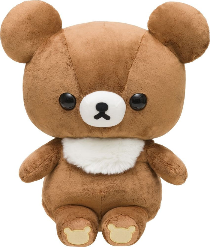 SAN-X Plush Doll Rilakkuma Chairokoguma Brown Small Bear Size L Tjn- Japan Figure Store - #1 Bring To You The Best Japanese Goods