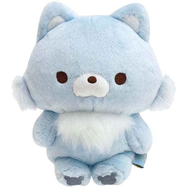 San-X Rilakkuma Posing Plush Blue Wolf Theme Product Mf45301- Japan Figure Store - #1 Bring To You The Best Japanese Goods