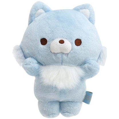 San-X Rilakkuma Posing Plush Blue Wolf Theme Product Mf45301- Japan Figure Store - #1 Bring To You The Best Japanese Goods