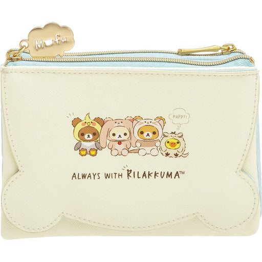 San-X Rilakkuma Mini Pouch with Wet Tissue Case Family Collection Ca26701- Japan Figure Store - #1 Bring To You The Best Japanese Goods