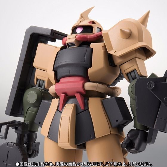 Robot Sprits Side Ms Ms-06d Zaku Desert Type Ver A.n.i.m.e. Figure Bandai- Japan Figure Store - #1 Bring To You The Best Japanese Goods