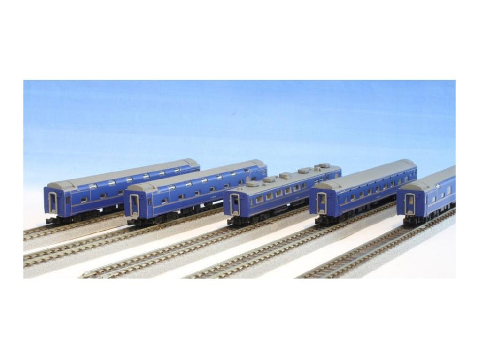 Rokuhan Z Gauge T016-2 24 Series Hokutosei Jr Set 5-Car Add-On- Japan Figure Store - #1 Bring To You The Best Japanese Goods