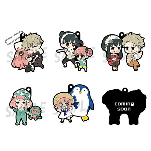 MEGAHOUSE Rubber Mascot Buddy Colle Spy X Family 6Pack Box- Japan Figure Store - #1 Bring To You The Best Japanese Goods