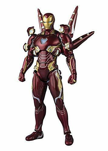 S.h.figuarts Avengers Endgame Iron Man Mark 50 Nano Weapon Set 2 Figure Bandai - Japan Figure