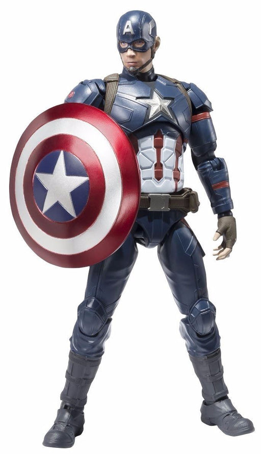 S.h.figuarts Captain America Civil War Ver Action Figure Bandai - Japan Figure