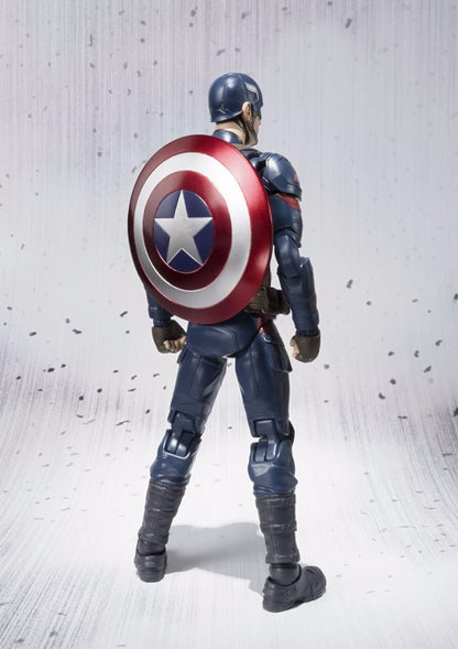 S.h.figuarts Captain America Civil War Ver Action Figure Bandai- Japan Figure Store - #1 Bring To You The Best Japanese Goods