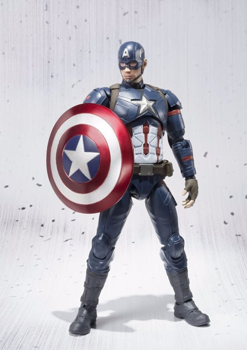 S.h.figuarts Captain America Civil War Ver Action Figure Bandai- Japan Figure Store - #1 Bring To You The Best Japanese Goods