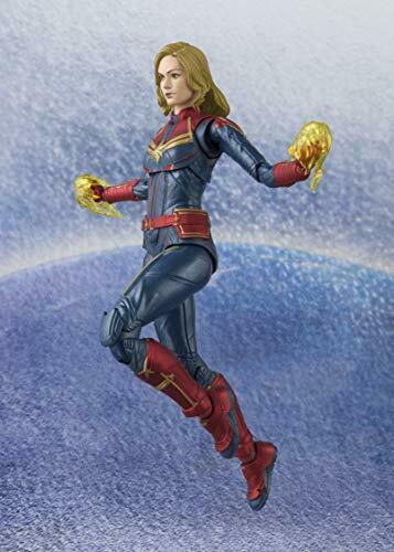 S.h.figuarts Marvel Universe Captain Marvel Action Figure Bandai- Japan Figure Store - #1 Bring To You The Best Japanese Goods
