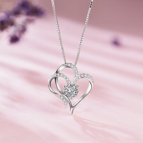 S. Whit Necklace Ladies Chain Silver 925 Eternal Love Open Heart- Japan Figure Store - #1 Bring To You The Best Japanese Goods