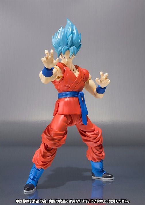 S.h.figuarts Dragon Ball Z Super Saiyan God Ss Son Gokou Action Figure Bandai- Japan Figure Store - #1 Bring To You The Best Japanese Goods