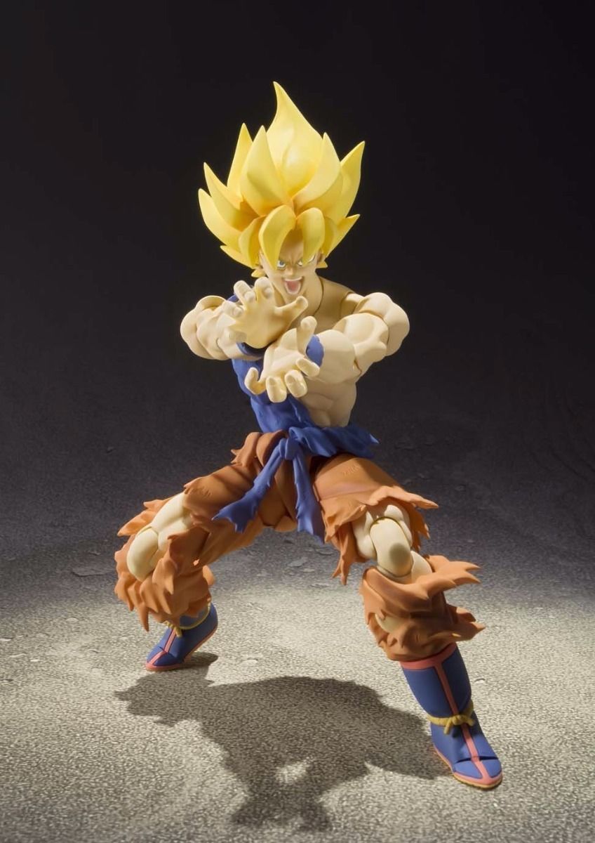 S.h.figuarts Dragon Ball Z Super Saiyan Son Gokou Awakening Ver Bandai Japan- Japan Figure Store - #1 Bring To You The Best Japanese Goods