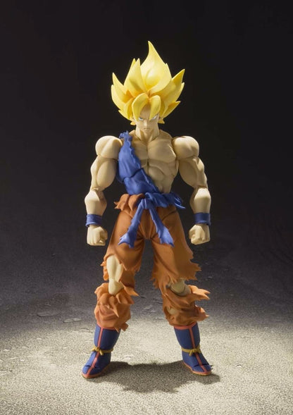 S.h.figuarts Dragon Ball Z Super Saiyan Son Gokou Awakening Ver Bandai Japan- Japan Figure Store - #1 Bring To You The Best Japanese Goods