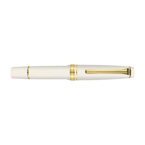 Sailor Fountain Pen Professional Gear Slim Mini Gold Japan Medium Fine Beni White 11-1503-310- Japan Figure Store - #1 Bring To You The Best Japanese Goods