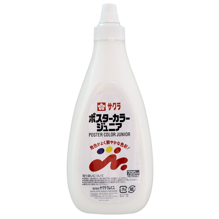 Sakura Crepas Paint Poster Color Junior 720Ml White Japan Pwj720Ml#50- Japan Figure Store - #1 Bring To You The Best Japanese Goods