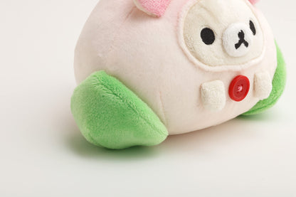 SAN-X Korilakkuma Plush Peach Manju- Japan Figure Store - #1 Bring To You The Best Japanese Goods
