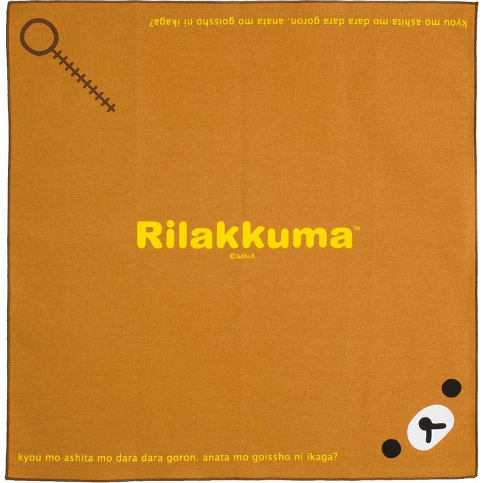 San-X Rilakkuma Lunch Napkin Compact Size Eco-Friendly Ch38901- Japan Figure Store - #1 Bring To You The Best Japanese Goods