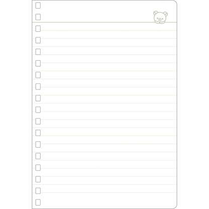 San-X Rilakkuma B6 Size Notebook Standard Pages NY38502- Japan Figure Store - #1 Bring To You The Best Japanese Goods
