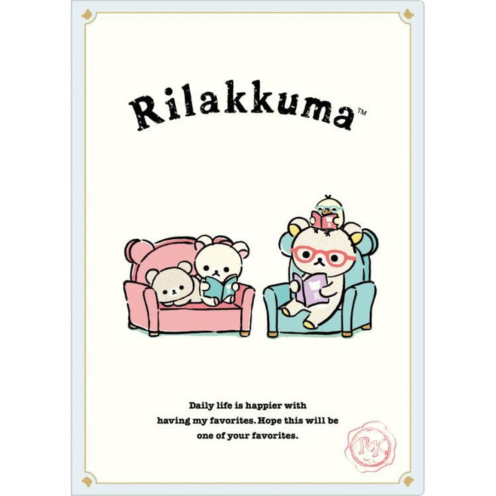 San-X Rilakkuma Clear Storage File Holder - Compact Document Filing Organizer- Japan Figure Store - #1 Bring To You The Best Japanese Goods