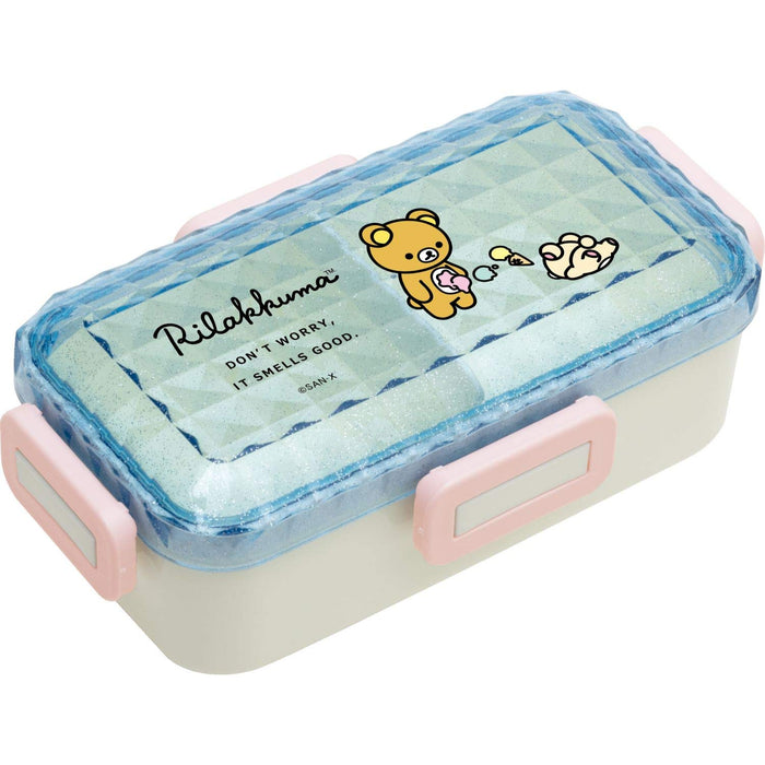 San-X Rilakkuma 4-Piece Diamond-Cut Lunch Box Set - Lock Fluffy Lunch Market- Japan Figure Store - #1 Bring To You The Best Japanese Goods