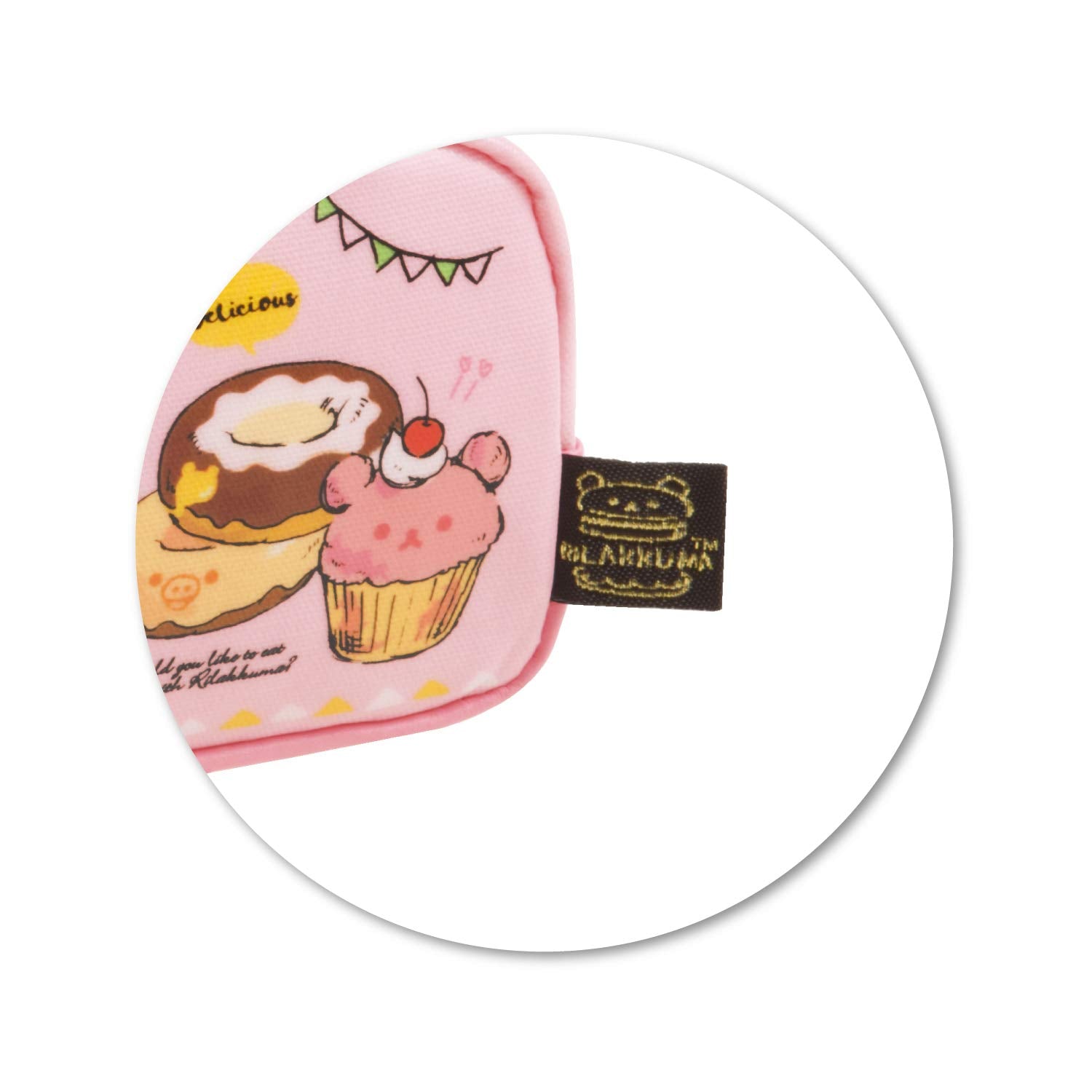 San-X Rilakkuma Pink Pen Pouch Compact Storage Model Py71501- Japan Figure Store - #1 Bring To You The Best Japanese Goods