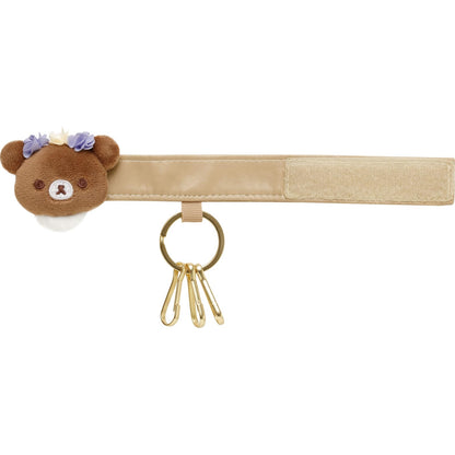 San-X Rilakkuma Chiiroikoguma Plush Keychain - Compact Soft Toy AB19702- Japan Figure Store - #1 Bring To You The Best Japanese Goods