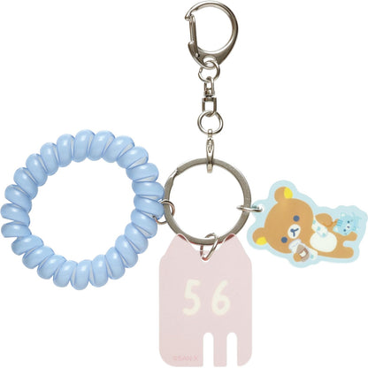 San-X Rilakkuma Cat Neko No Yu Keychain AB16601 125x90mm- Japan Figure Store - #1 Bring To You The Best Japanese Goods