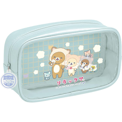 San-X Rilakkuma Cat Neko No Yu Pen Pouch PT12601- Japan Figure Store - #1 Bring To You The Best Japanese Goods