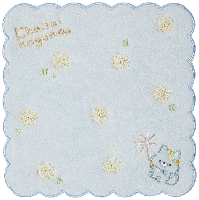 San-X Rilakkuma Dandelion and Hamsters Mini Towel Antibacterial Deodorizing Blue - Wolf- Japan Figure Store - #1 Bring To You The Best Japanese Goods