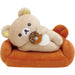 San-X Rilakkuma Plush Sofa Toy Set - Hottenori Series Model Mo33401- Japan Figure Store - #1 Bring To You The Best Japanese Goods