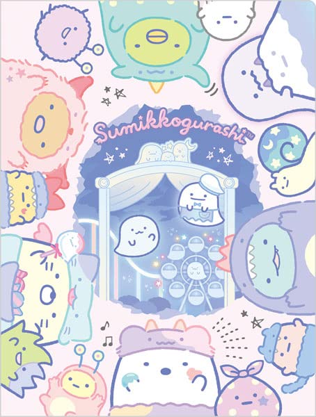 San-X Sumikko Gurashi Ghost Night Park Clear Folder Fa05504- Japan Figure Store - #1 Bring To You The Best Japanese Goods