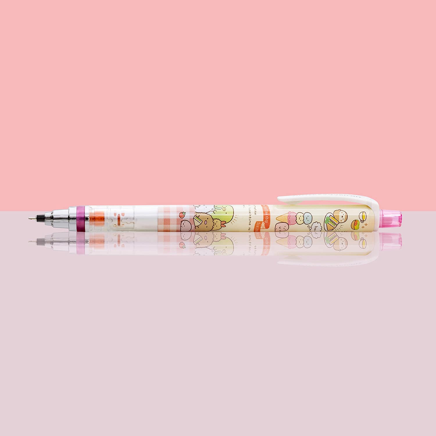 SAN-X Sumikko Gurashi Kurutoga Mechanical Pencil 0.5Mm Pink- Japan Figure Store - #1 Bring To You The Best Japanese Goods