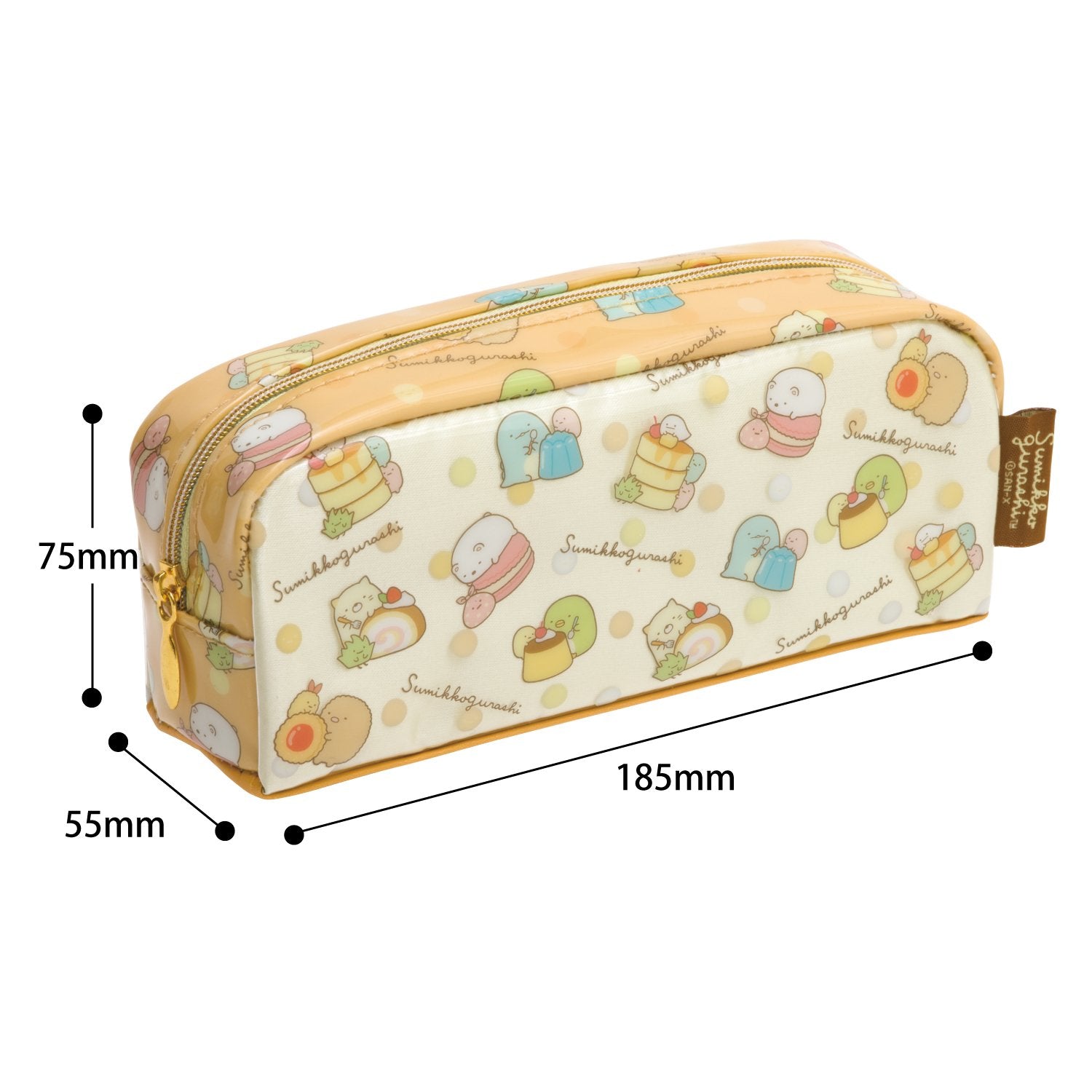 Sumikko Gurashi Pen Pouch Orange Sweets- Japan Figure Store - #1 Bring To You The Best Japanese Goods