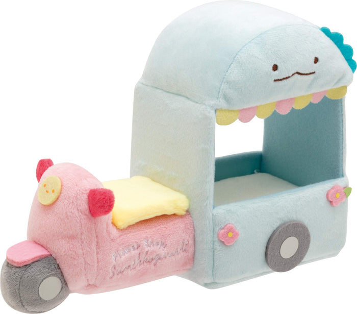 SAN-X Sumikko Gurashi Scene Plush Toy "Flower Wagon"- Japan Figure Store - #1 Bring To You The Best Japanese Goods