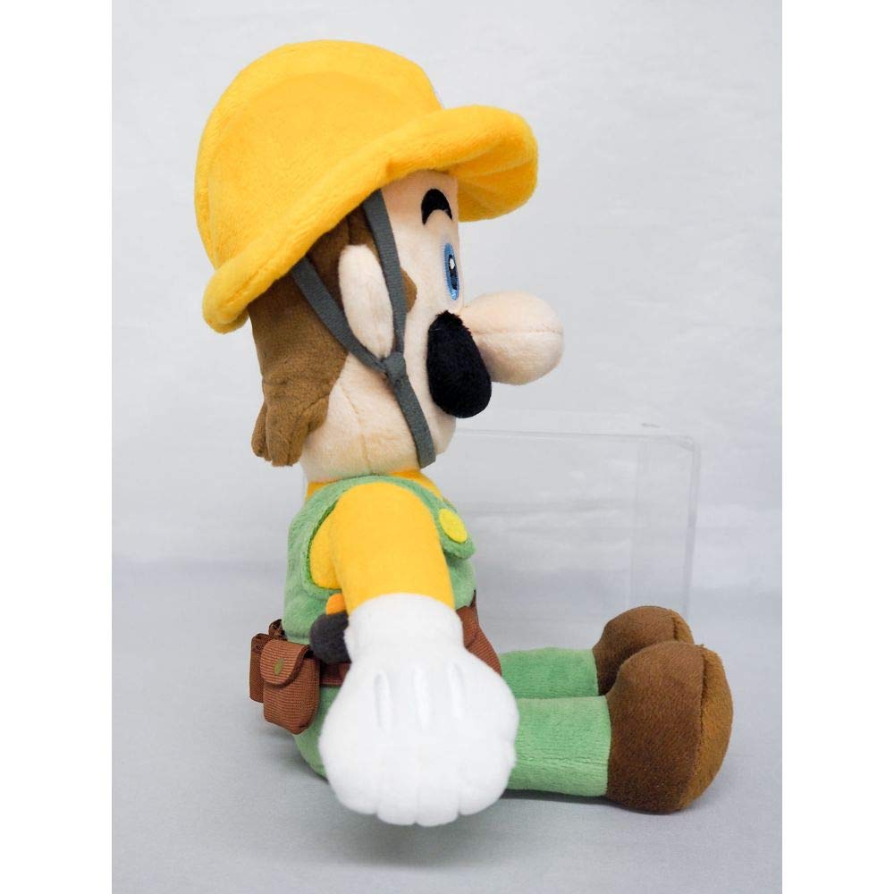 SAN-EI Super Mario Maker 2 Plush Doll Builder Luigi S- Japan Figure Store - #1 Bring To You The Best Japanese Goods