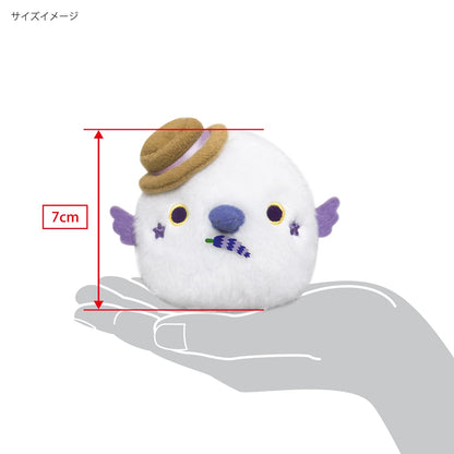 Sanei Boeki Tori Dango Lavender Shimaenaga Stuffed Toy W9xD8xH7cm- Japan Figure Store - #1 Bring To You The Best Japanese Goods