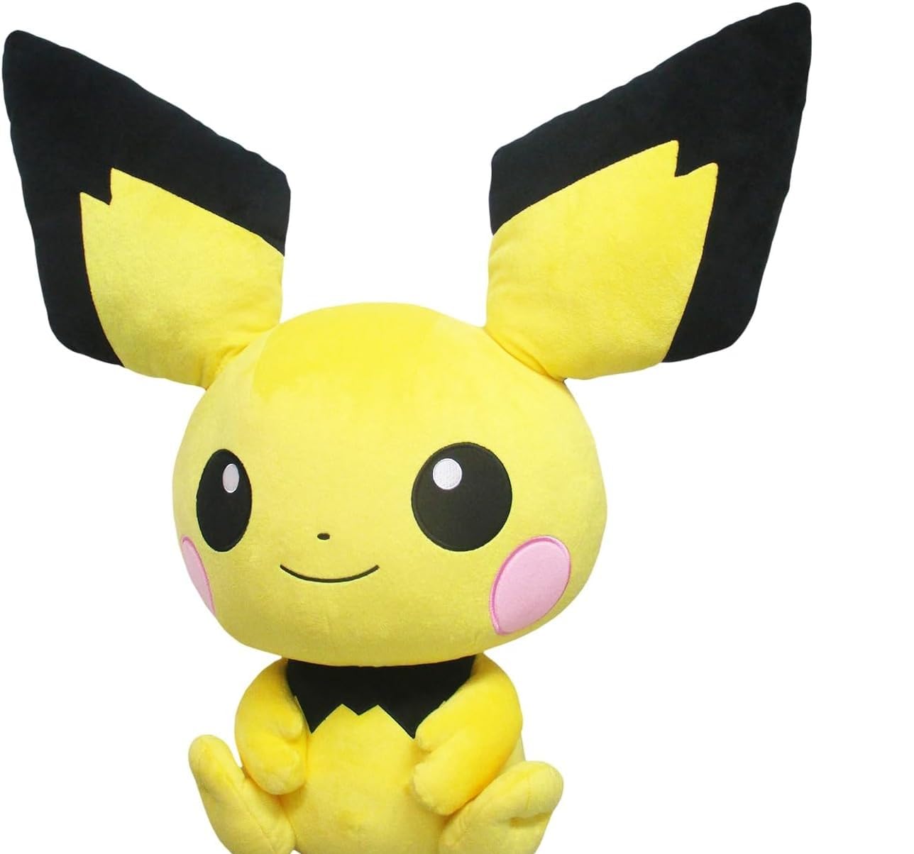 Sanei Boeki Pokemon BM07: Extra Large Pichu Stuffed Toy (W55xD28xH60cm) [2023]- Japan Figure Store - #1 Bring To You The Best Japanese Goods