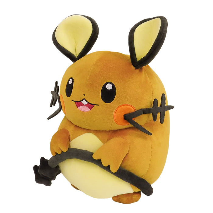 Sanei Boeki Pokemon Plush Miscellaneous Series Potehagu Cushion Dedenne Plush Height 36.5Cm Pz62- Japan Figure Store - #1 Bring To You The Best Japanese Goods