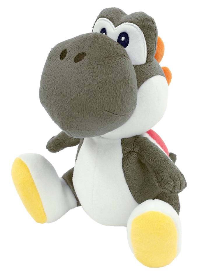 SAN-EI Super Mario All Star Collection Plush Doll Black Yoshi S- Japan Figure Store - #1 Bring To You The Best Japanese Goods