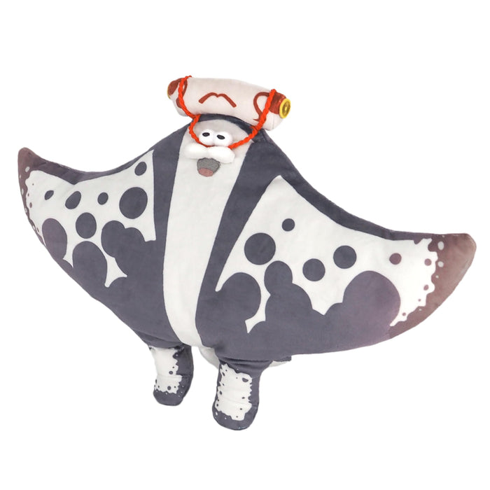 Sanei Boeki Splatoon 3 All-Star Collection Mantaro Plush Sp47 W44Xd6.5Xh28.5Cm Japan- Japan Figure Store - #1 Bring To You The Best Japanese Goods