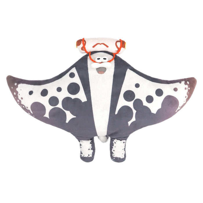 Sanei Boeki Splatoon 3 All-Star Collection Mantaro Plush Sp47 W44Xd6.5Xh28.5Cm Japan- Japan Figure Store - #1 Bring To You The Best Japanese Goods
