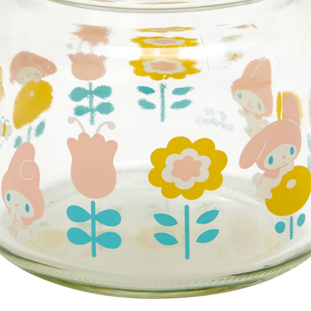 Sanrio 109029 My Melody Glass Canister (Retro Clear Tableware)- Japan Figure Store - #1 Bring To You The Best Japanese Goods