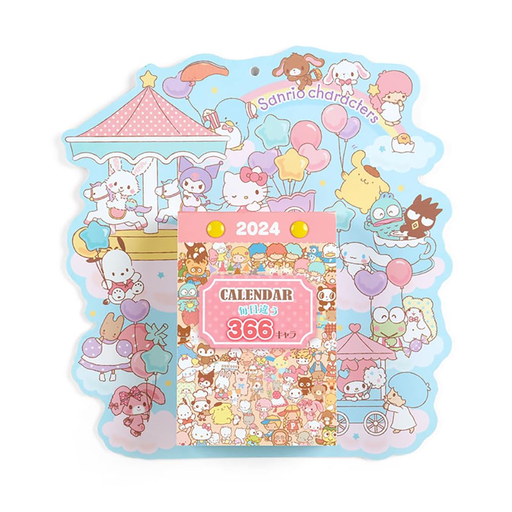 Sanrio Characters Wall Calendar 2024 | Japan | 701271- Japan Figure Store - #1 Bring To You The Best Japanese Goods